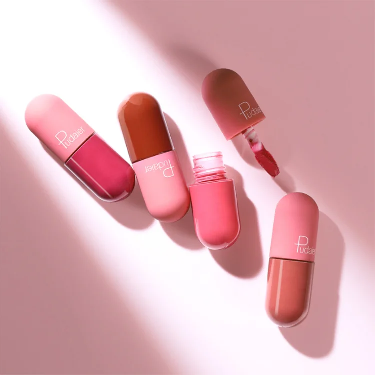 Waterproof Long Lasting custom vegan Labial glair private label high quality mini capsule lip gloss