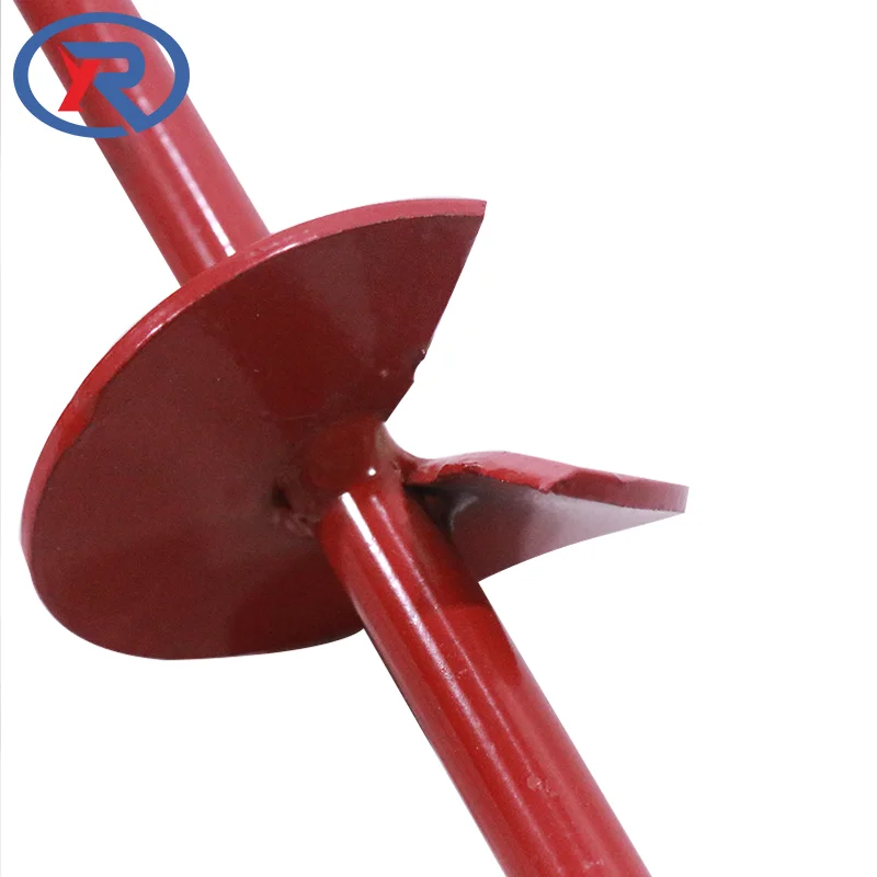 Hot Dip Galvanized Steel Ground Screw Earth Anchor Pole for Supporting
