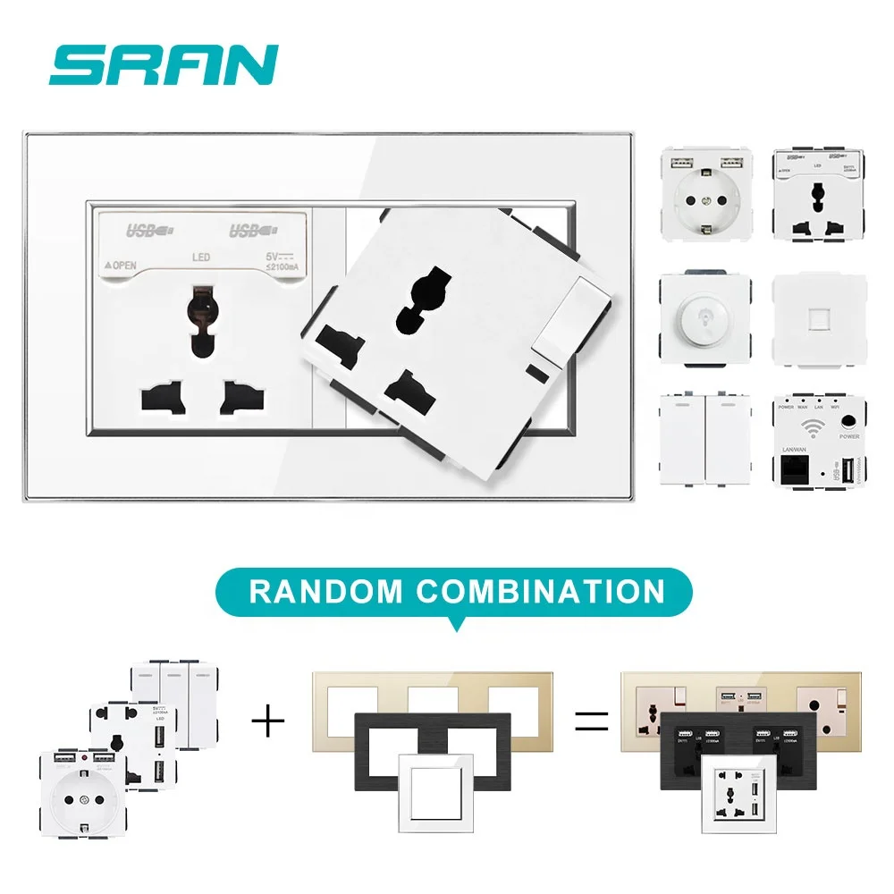 Tuya Module Automation Products Wall Electric Control Panel Smart Light Switch