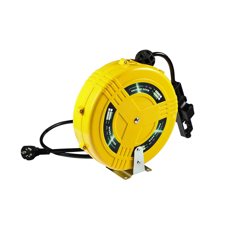 Empty Plastic Steel Cable Reel Retractable Cord Reel Hose Reel For Vacuum Cleaner
