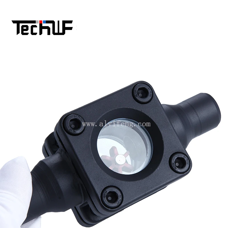High Precision Weld WCB Oil/liquid Flow Detector Sight Glass Water Meter Flowmeter
