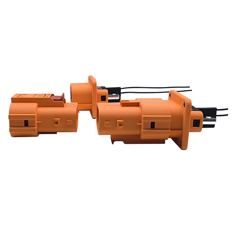 2 Pin 2Pin 3.6mm 50A Waterproof Amphenol HVIL Connector Plug and Socket for  EV Electrical Connectors Cars