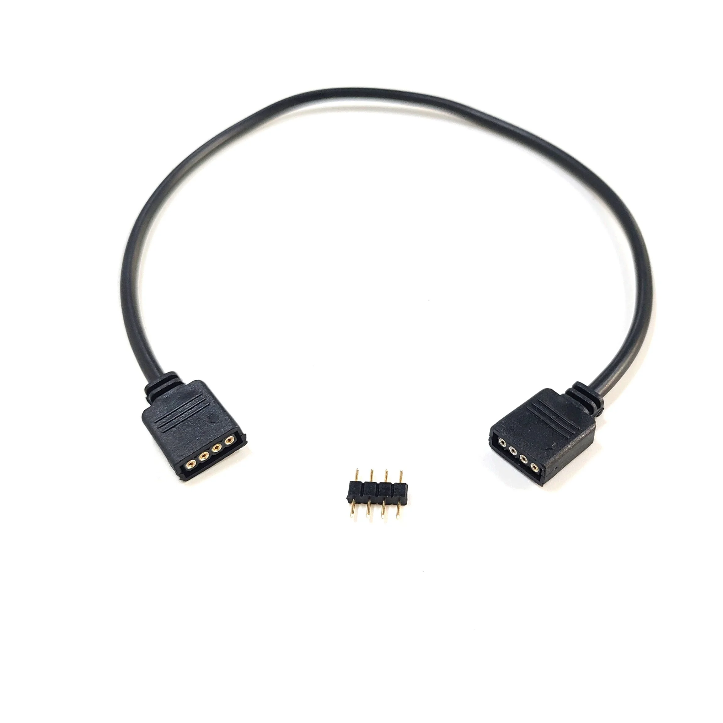 5v 3 pin 1 to 4 splitter argb psu extension cable female female male Argb adapter fan power wire extension cord