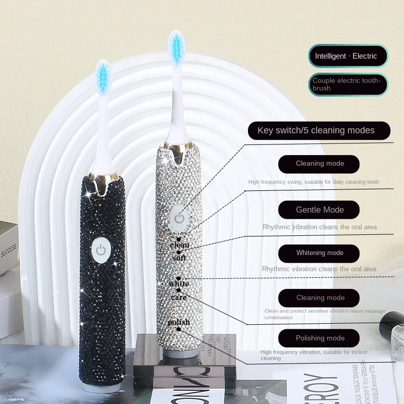 New electric toothbrush for home adults USB rechargeable Sonic toothbrush Travel electric toothbrush