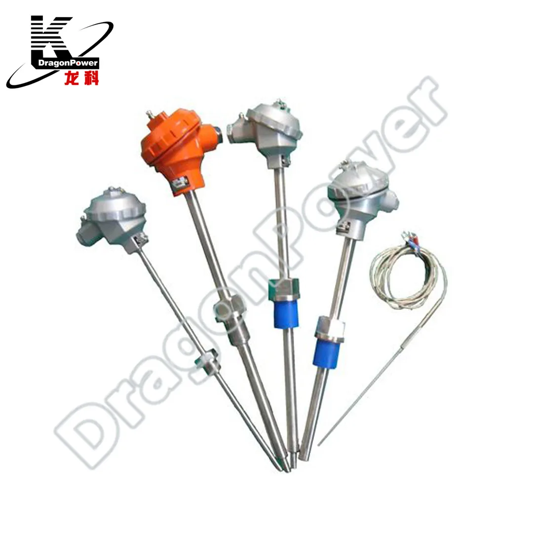 High Temperature Sensor thermocouple k type stainless steel probe bending