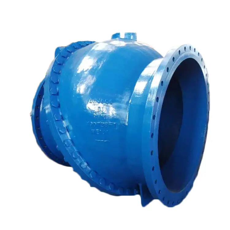 High standard DN1500 ductile iron double door flange swing check valve