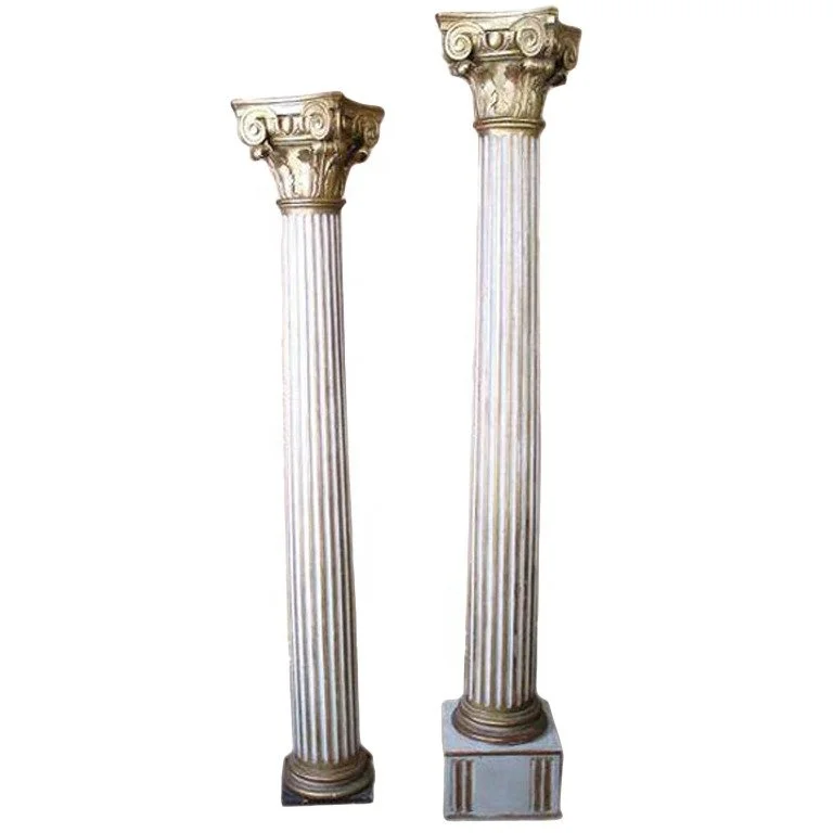 
Natural Granite Stone Column, Balustrade, Customized Marble Roman Pillars 