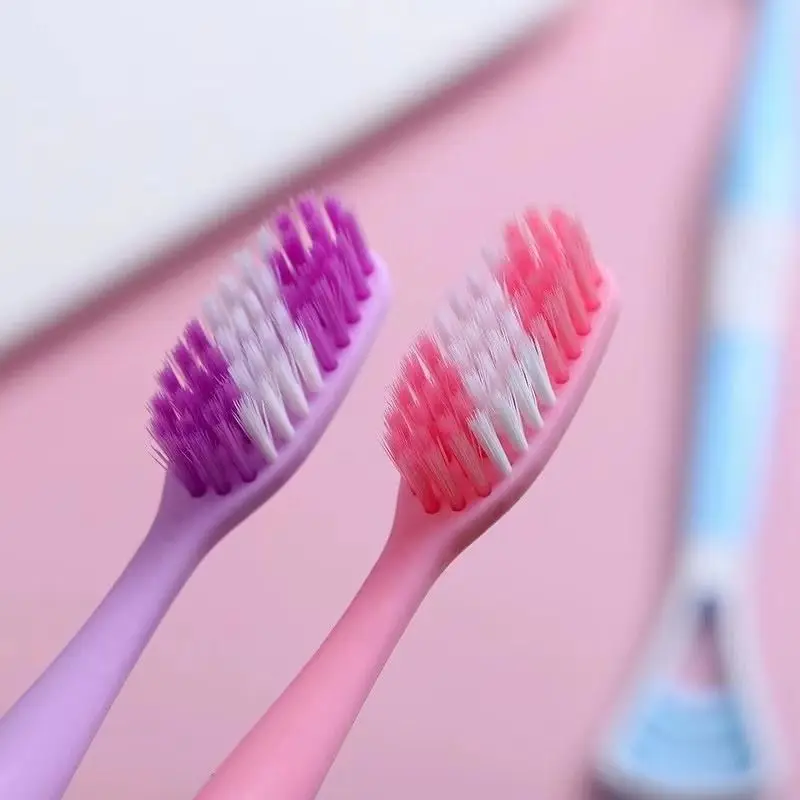 2022 цветная зубная щетка для языка мягкая щетина двойной эффект восемь зубных щеток скребок очистки и удаления налета