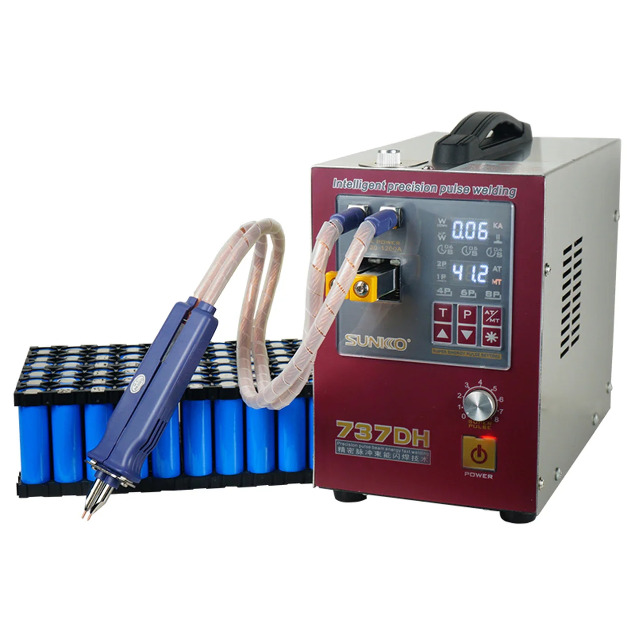 Battery Automatic Spot Welder 737DH Pulse Spot Welding Machine Lead Acid Battery Charger with High Quality
