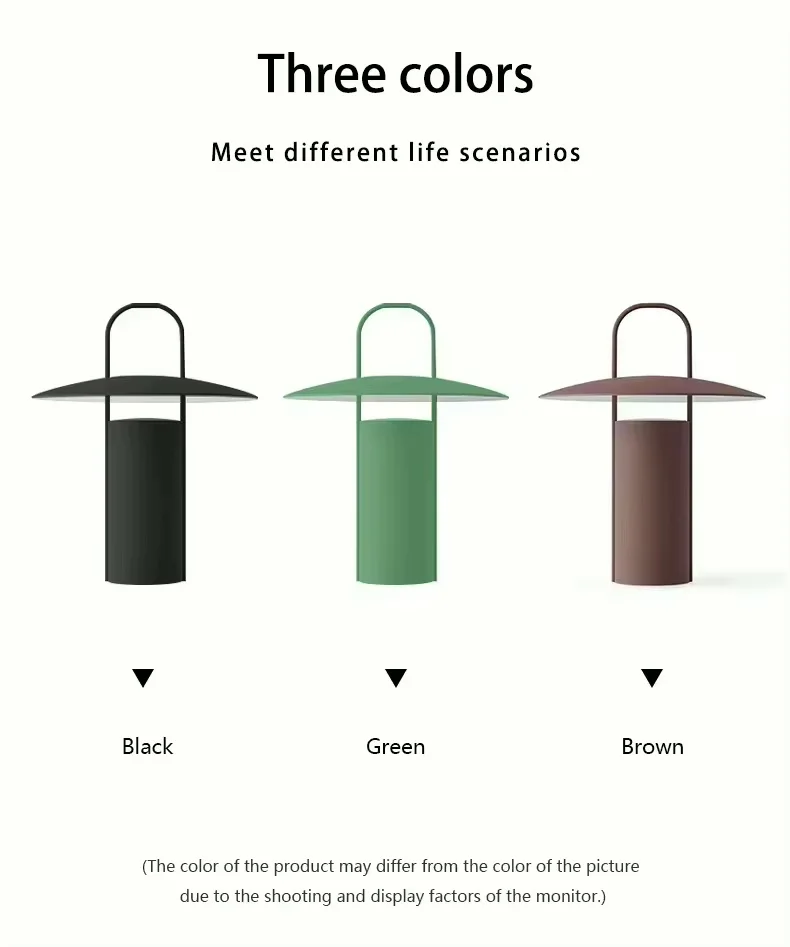 Portable LED Rechargeable Table Lamp Outdoor Night Light Touch Atmosphere Camping Lights