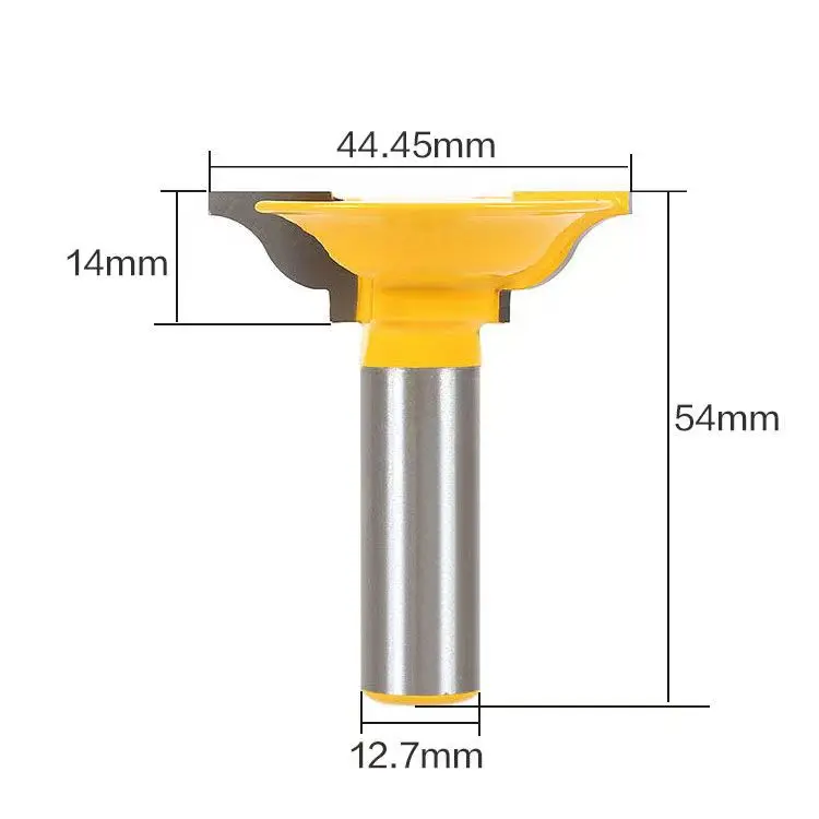 3pcs Sets 1/2' 12mm Shank Woodworking Door Frame Milling Cutter Engraving Machine Trimming