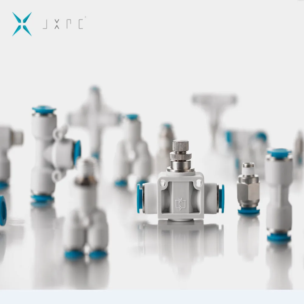 Pneumatic Connector One Touch Plastic Fittings Push Fit Air Hose Connectors