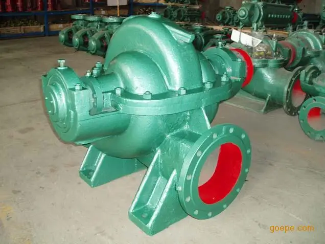 250S-65 single-stage double-suction horizontal spilt centrifugal pump transport pure water or normal no corrosion sewage water