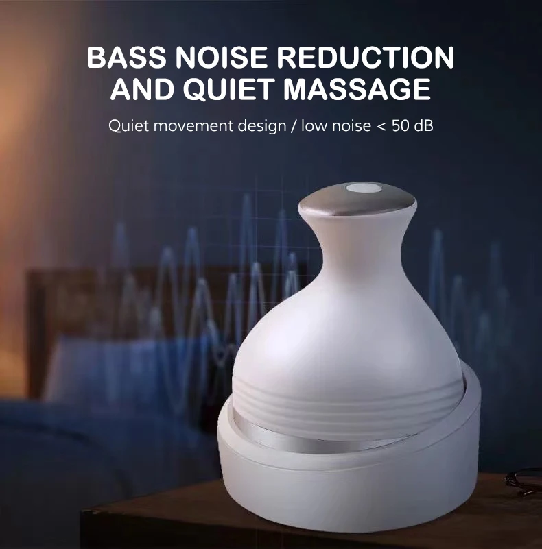 Red Light Rechargeable Wholesale Smart Handy Device Tool Other Massage Product Waterproof Oil Scalp Coper Head Massager Machine