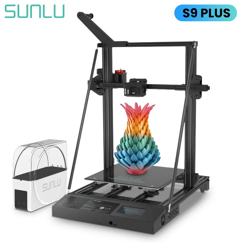 3D-принтер SUNLU S9 Plus высокоточная печать для FDM всех 3D нитей размер печати 310*310*400 мм