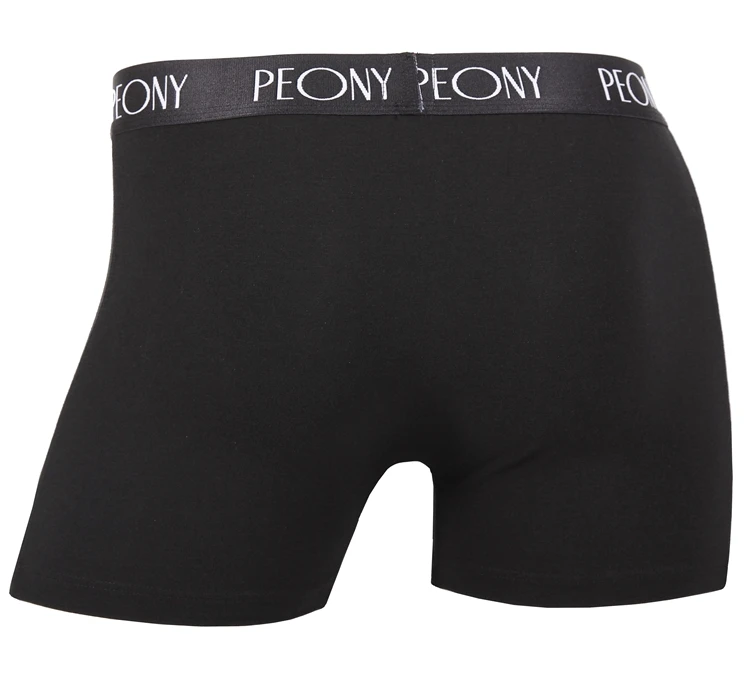 Дышащие Удобные однотонные боксеры на заказ, бамбуковое нижнее белье большого размера, трусы для мужчин