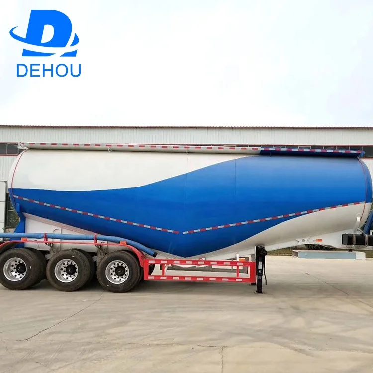 china brand factory direct heavy duty 3 axle cement bulker trailer tank bulk tanker semi trailer capacity for sale