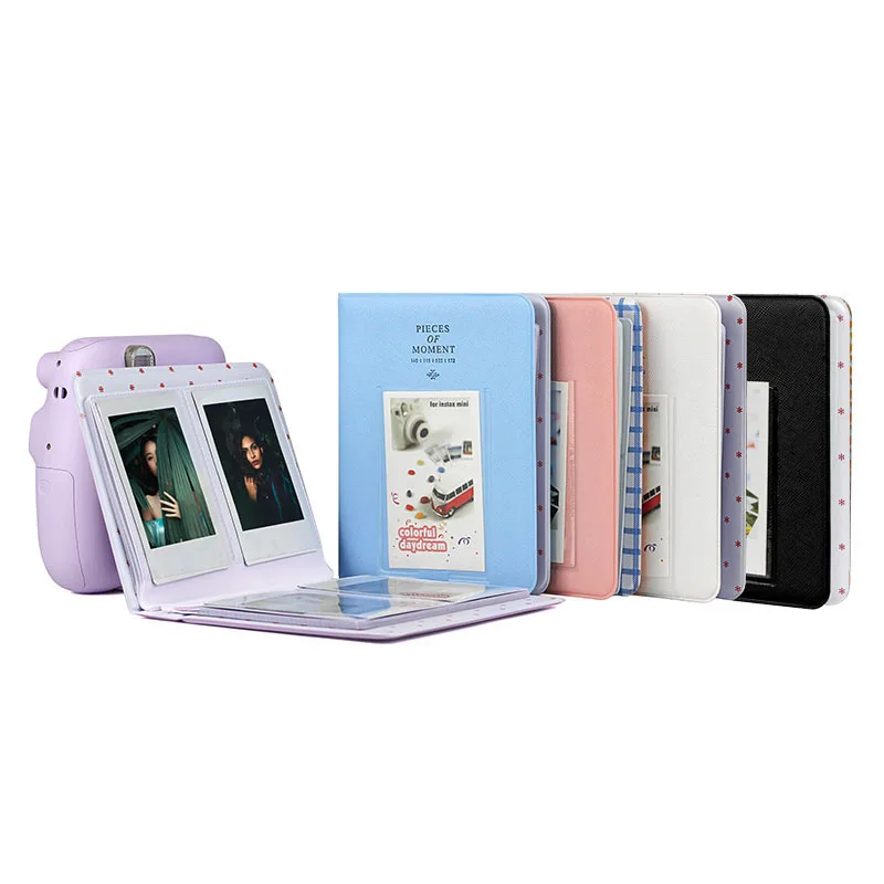 Wholesale Custom Small Waterproof Instax Hardcover Mini Photo Album Cards Binder Colorful Custom Collection Books