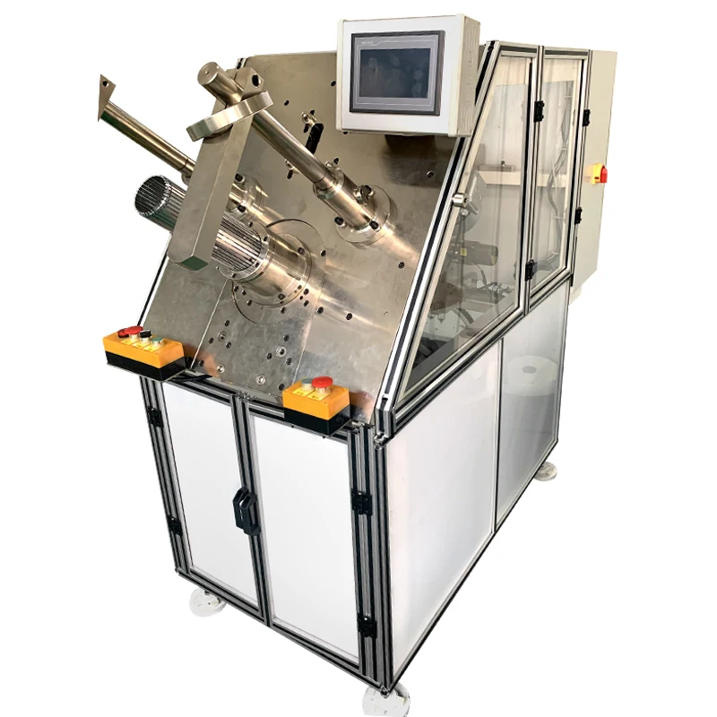 external rotor motor stator coil insert and winding machine