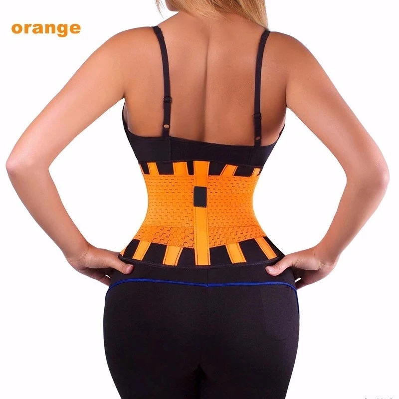 Women Sweat Waist Trimmer Underbust Double Belt Stretchable Corset Sport Girdle Belt Waist Trainer