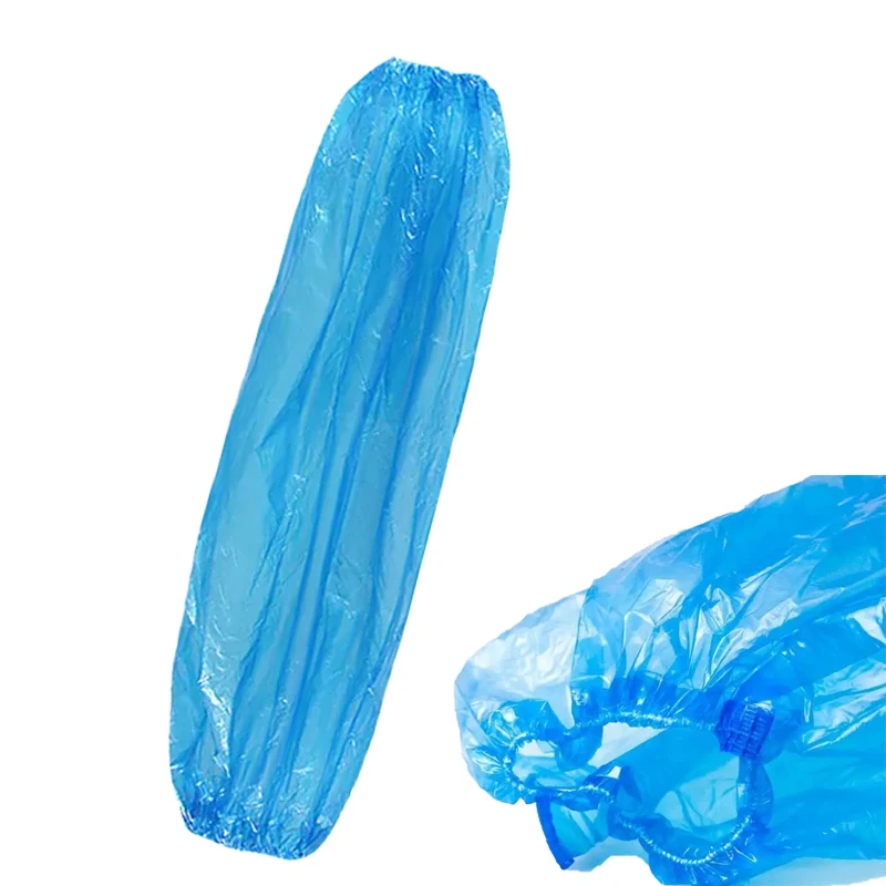 OEM Plastic Waterproof Disposable Colored Over sleeves PE Sleeve Cover