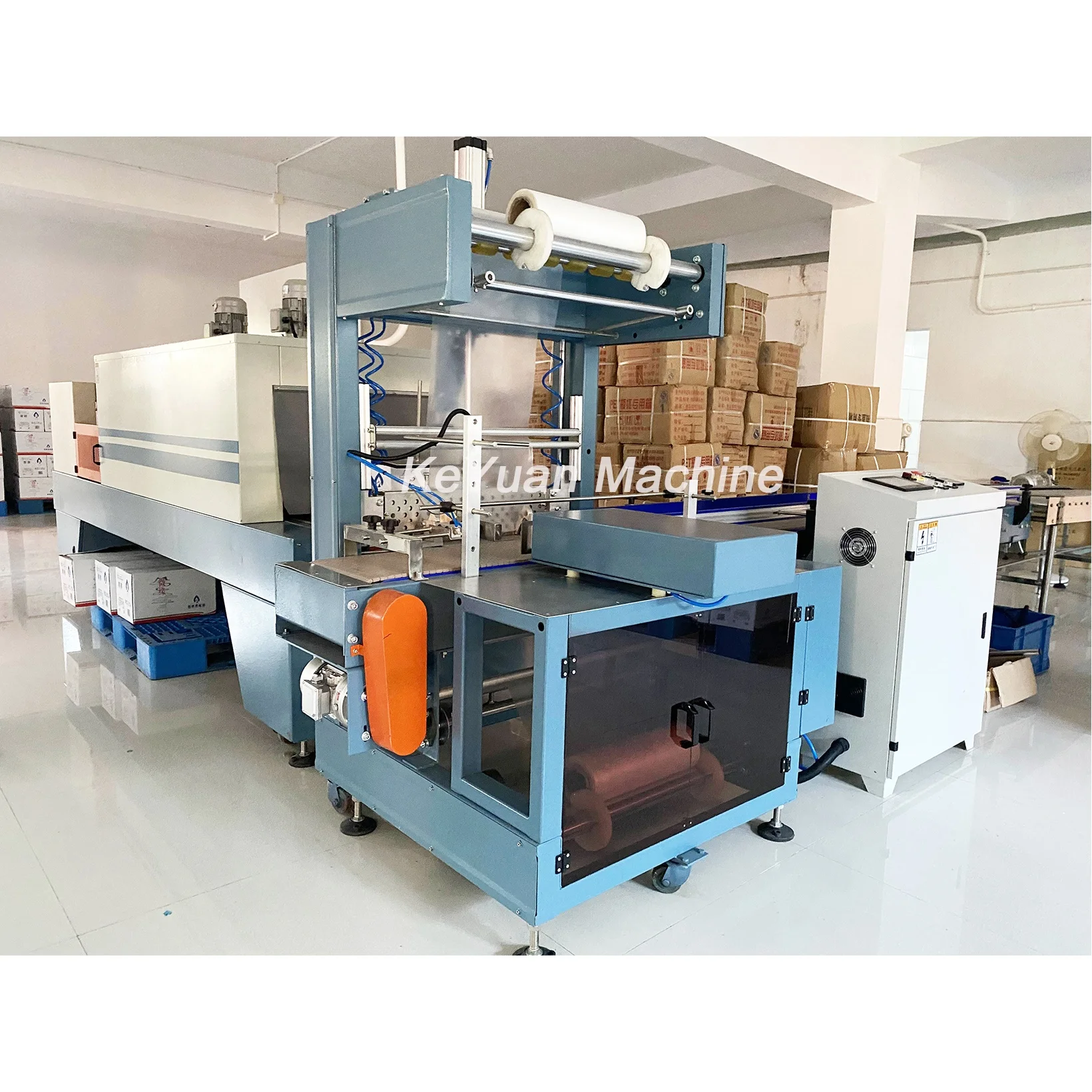 Good quality automatic film shrink wrapping machine / packing machine bottle box / shrink wrap machine for small box