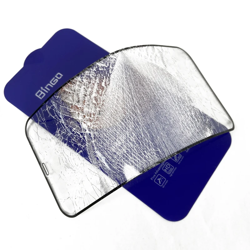 OEM Bingo heybingo dog 0.4mm anti dust tempered glass screen protector for iphone 13 14 pro max