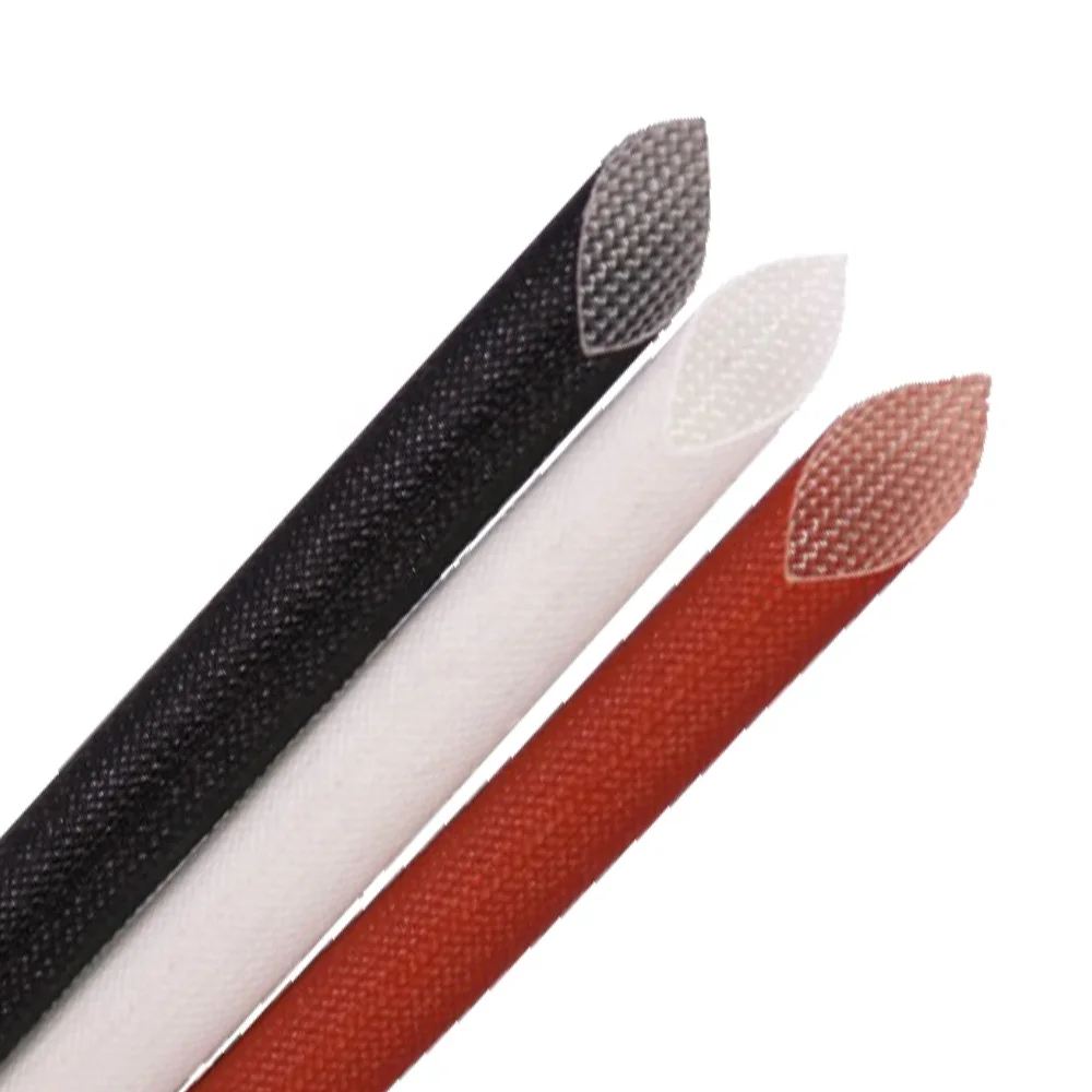 2.5 mm 4KV Silicon Resin Coated Fiberglass Sleeving for Electric Motor Winding
