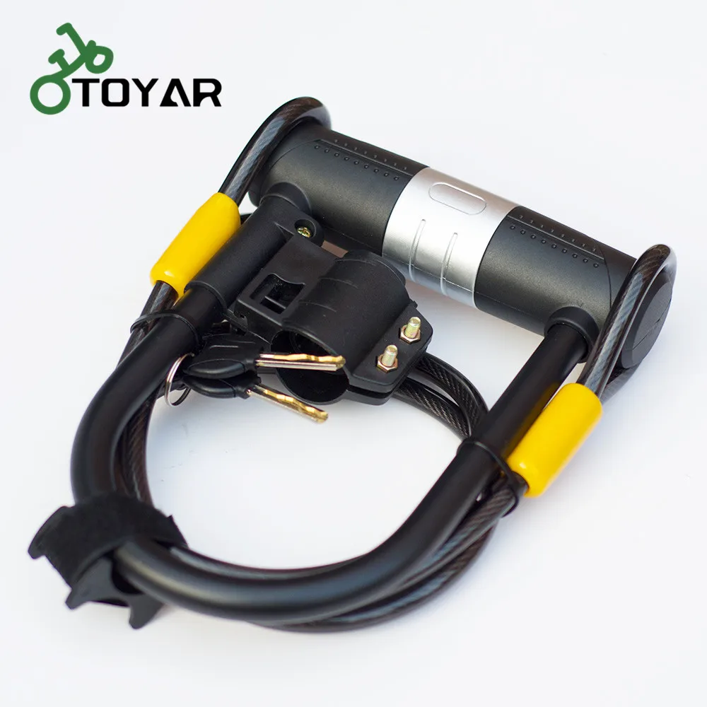 Bike Lock With Keys Security Anti-theft Bicycle Lock for Bicycle Motorcycle Cycle U Lock