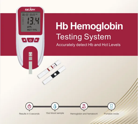 Sejoy OEM Home Care Hemoglobinometer HB Meter Hemoglobin Machine