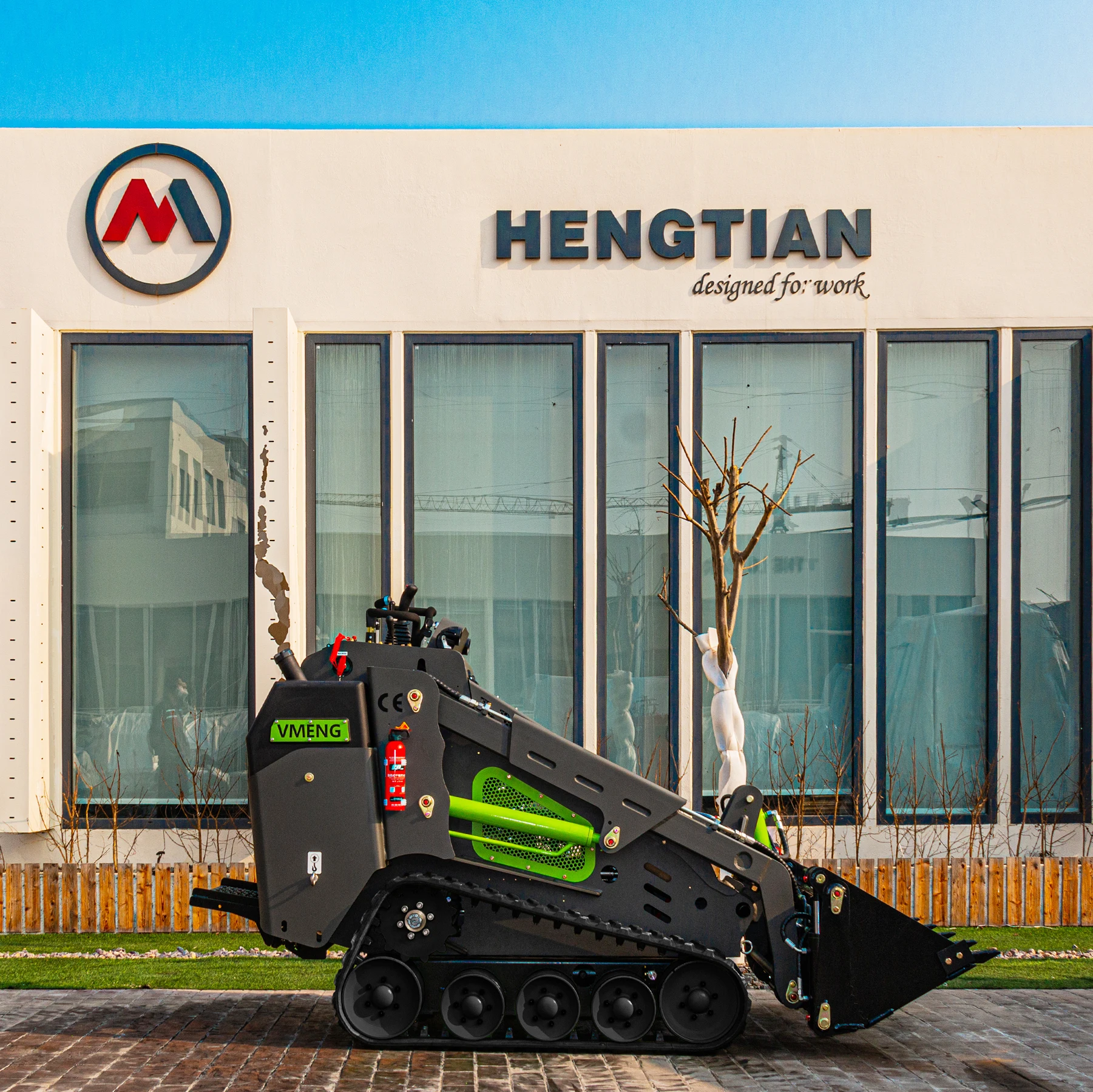 TY-327T 35hp Crawler Diesel Mini Skid Steer Loader with 4 in 1 bucket Hydraulic joystick control diesel engine power model