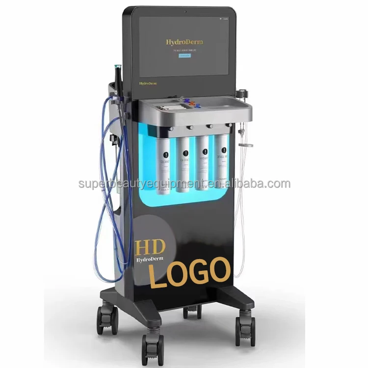 Hydra H2o2 Oxygen Facial Machine New Model Facial water Hydra Beauty Machine Skin Tightening Microdermabrasion Machine