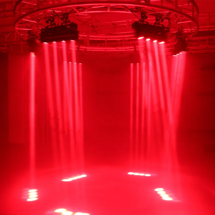 LED DMX 4 eyes Moving head stage Mini 4 x10W RGBW led bar wash disco club dj lighting light