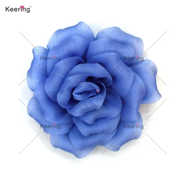 WBF-232 Keering Wholesale Birthday Girl Dresses Glitter Rose Flowers Applique For Wedding Dress Pin Brooch