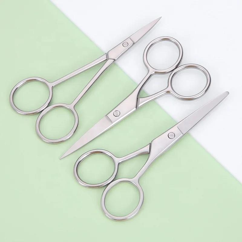 Best Price Manicure Scissors Kit Point Blunt Safe Tip Eyebrow Scissor Dressmaker Tailor Scissors Stainless Steel Grooming