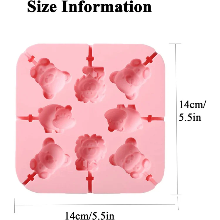 Silicone Round Lollipop Candy molds Chocolate Cake Decorating Pastry Mould Silicone Lollipops Mold