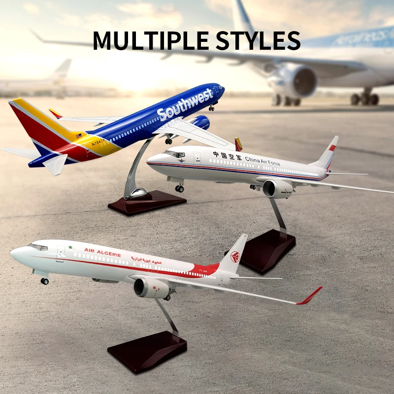 Модель самолета 1:80 модель с легким аэробусом A320 Spirit 47 см