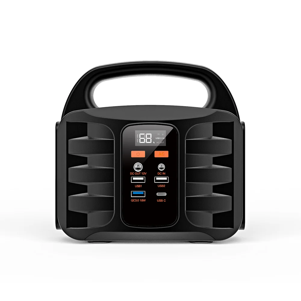 Portable Power Station Solar Generator 3S7P 3.7V 155wh  AC Outlet  with Quick Charge for Car Universal Standard Global