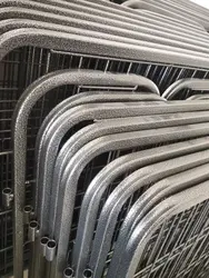 Large heavy duty metal dog playpen 8 panel  black tall indoor crate fence heavy duty wire dog exercise pen expandable for dog