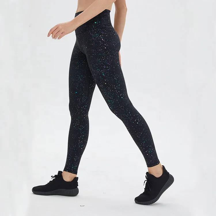 
Cheap shiny black leggings wholesale young girls leggings women sport yoga leggings pant 