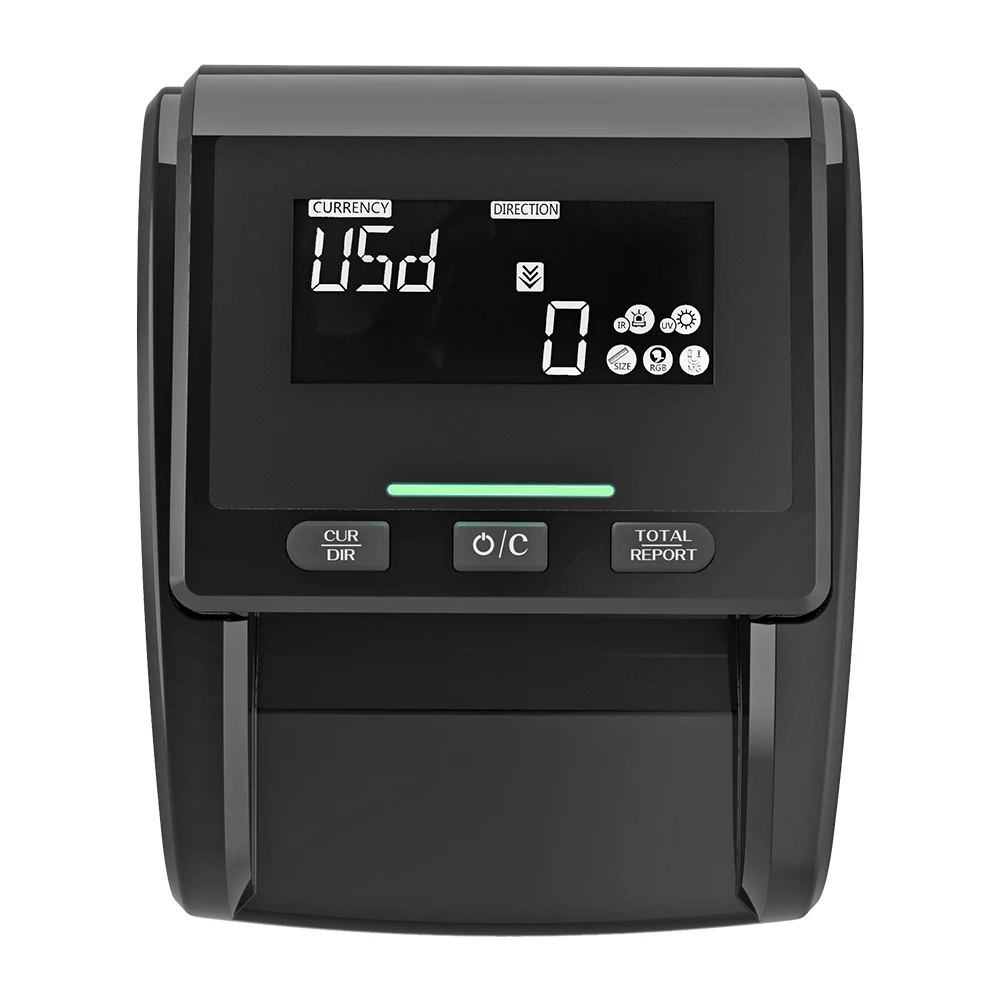 SH 911D High Quality 3.5 Inch TFT Display Screen Portable Banknote Bill Detector Money Cash Detector Machine