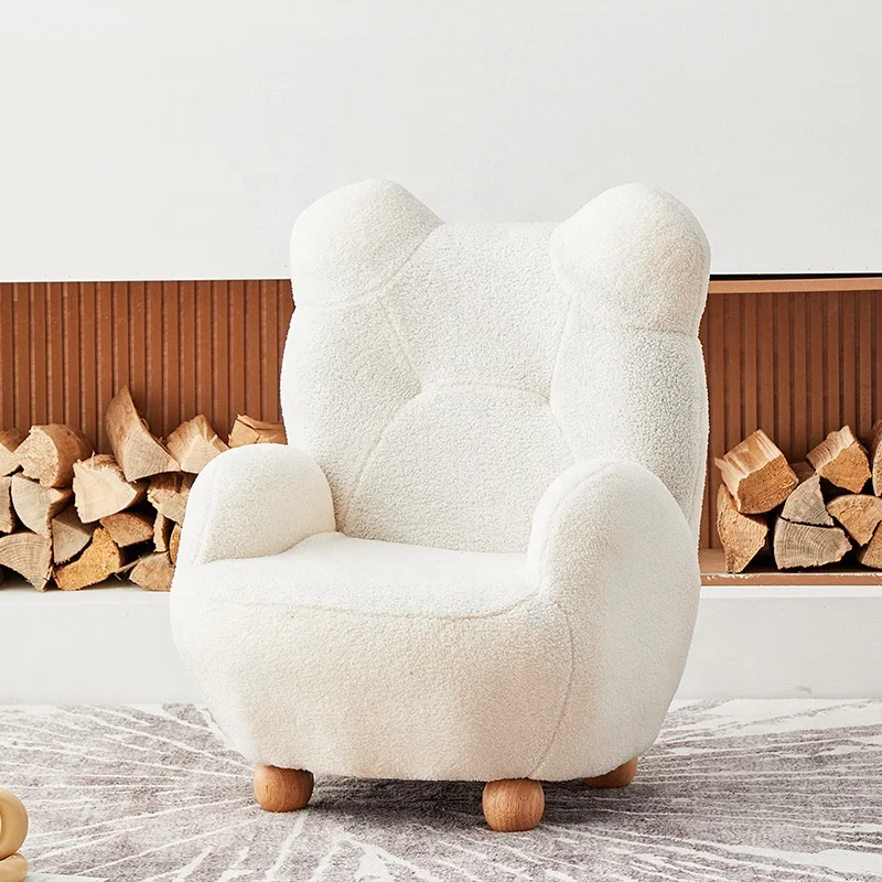 Reading Corner Sofa Chair Stool Lovely Animal Fleece for Family Baby