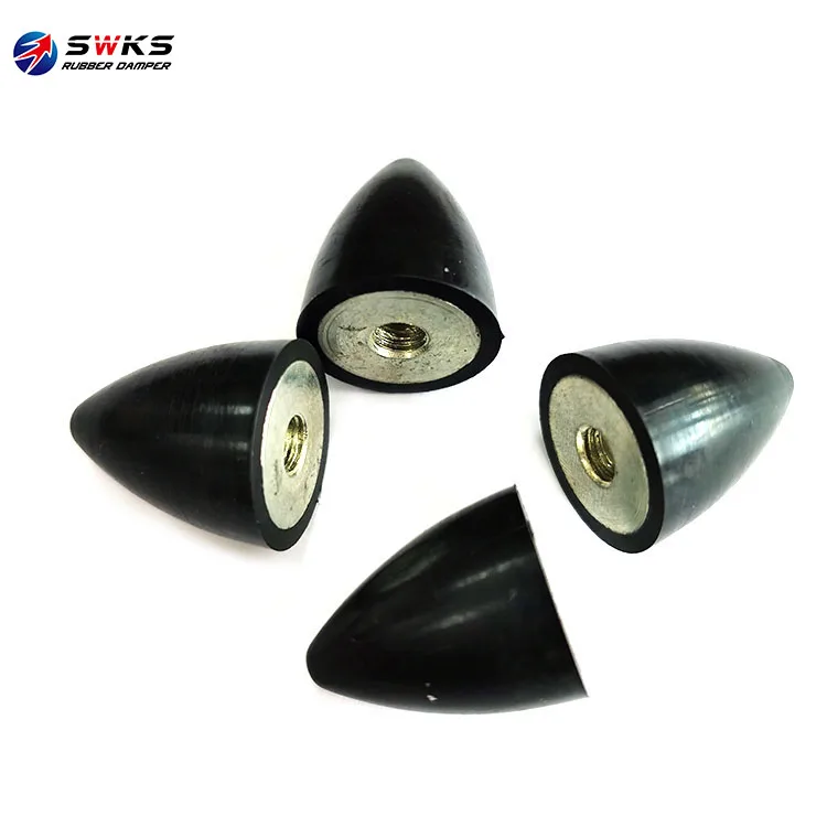 Neoprene CR Conical Rubber Bumpers Rubber Damper Mount Rubber Feet