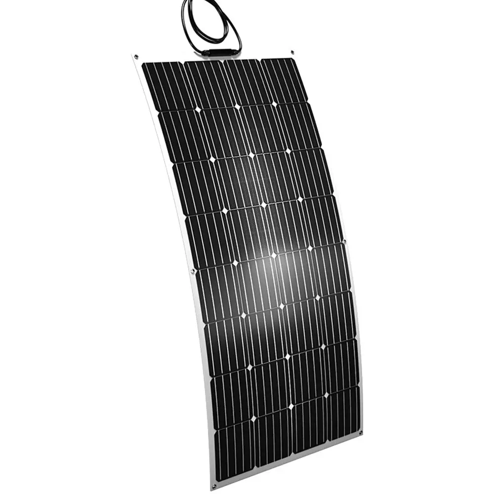 80w light weight solar panel flexible solar panel  for golf cart door gate balcony RV camping boat photovoltaic panel priceb