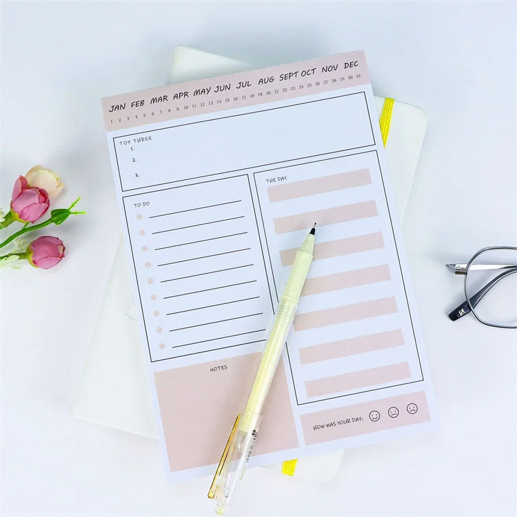 Custom Stationery Notepad Writing Paper Business Note Pads A5 Lined Memo Pad