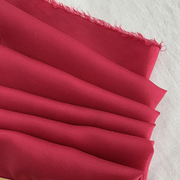 
Exquisite Hot Sale Chinese Habotai Pure Color Dyed 100% Silk Habotai Fabric for Cloth 8 MM 