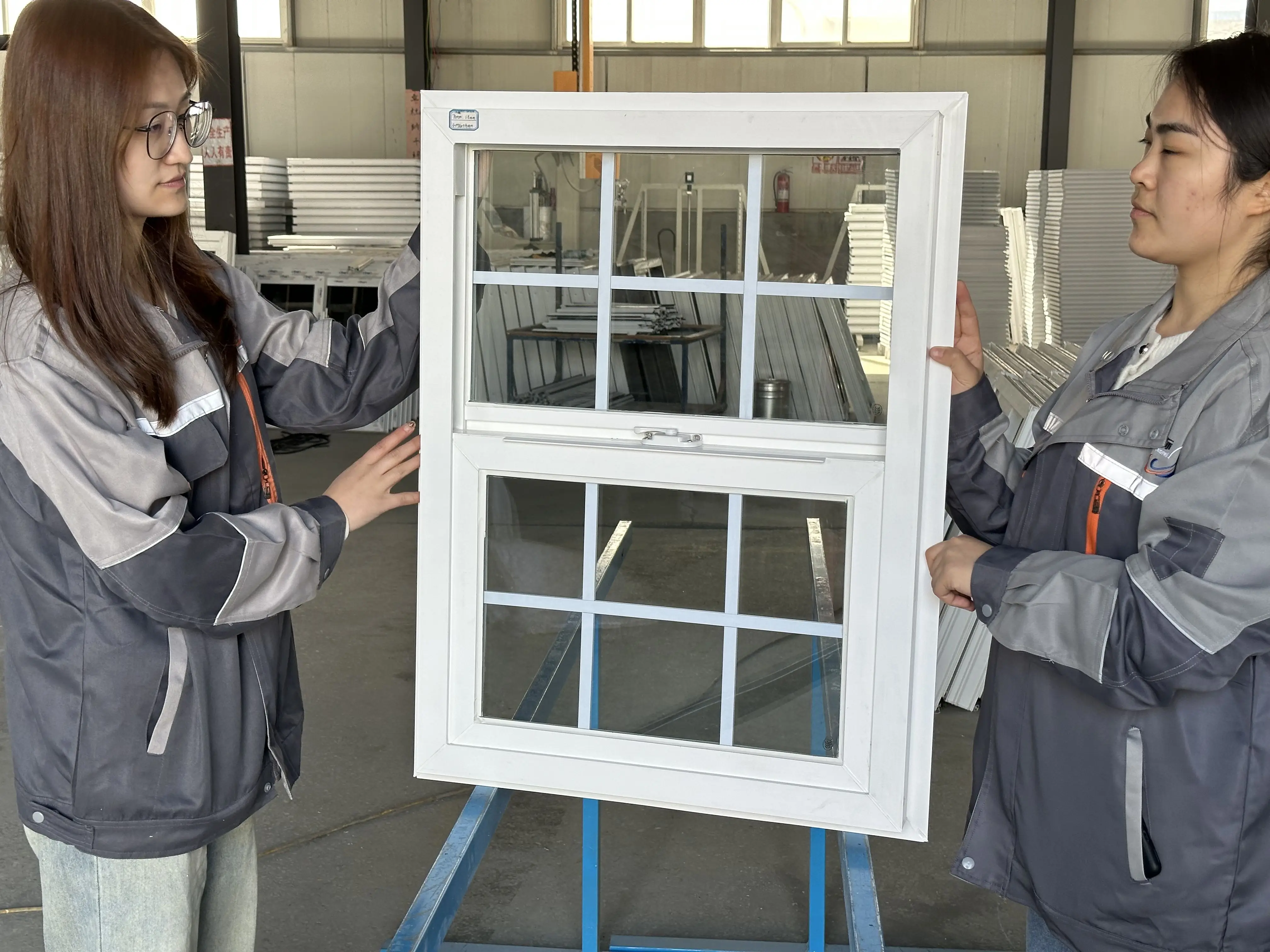 Super Window House Customized House Interior Residential Vinyl Single Hung Double Hung Window Upvc Windows