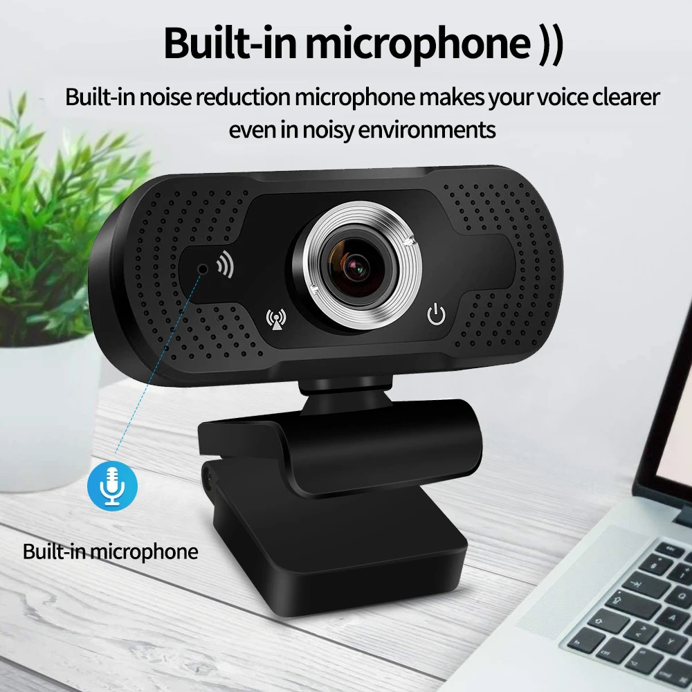  1080P USB full HD ПК ноутбук компьютер Конференц-камера с микрофоном видеокамера