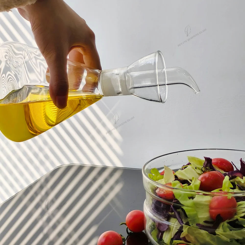 Oil dispenser accessories Liquid Condiment Container borosilicate glass bottle oil and vinegar soy sauce food cooking