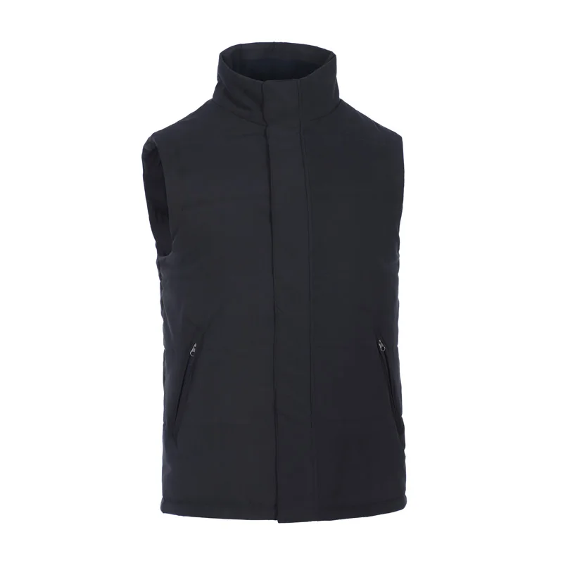 Lightweight Windproof Zipper Heating Vest Warm Sleeveless Jacket Custom Thermal Winter Vest For Men